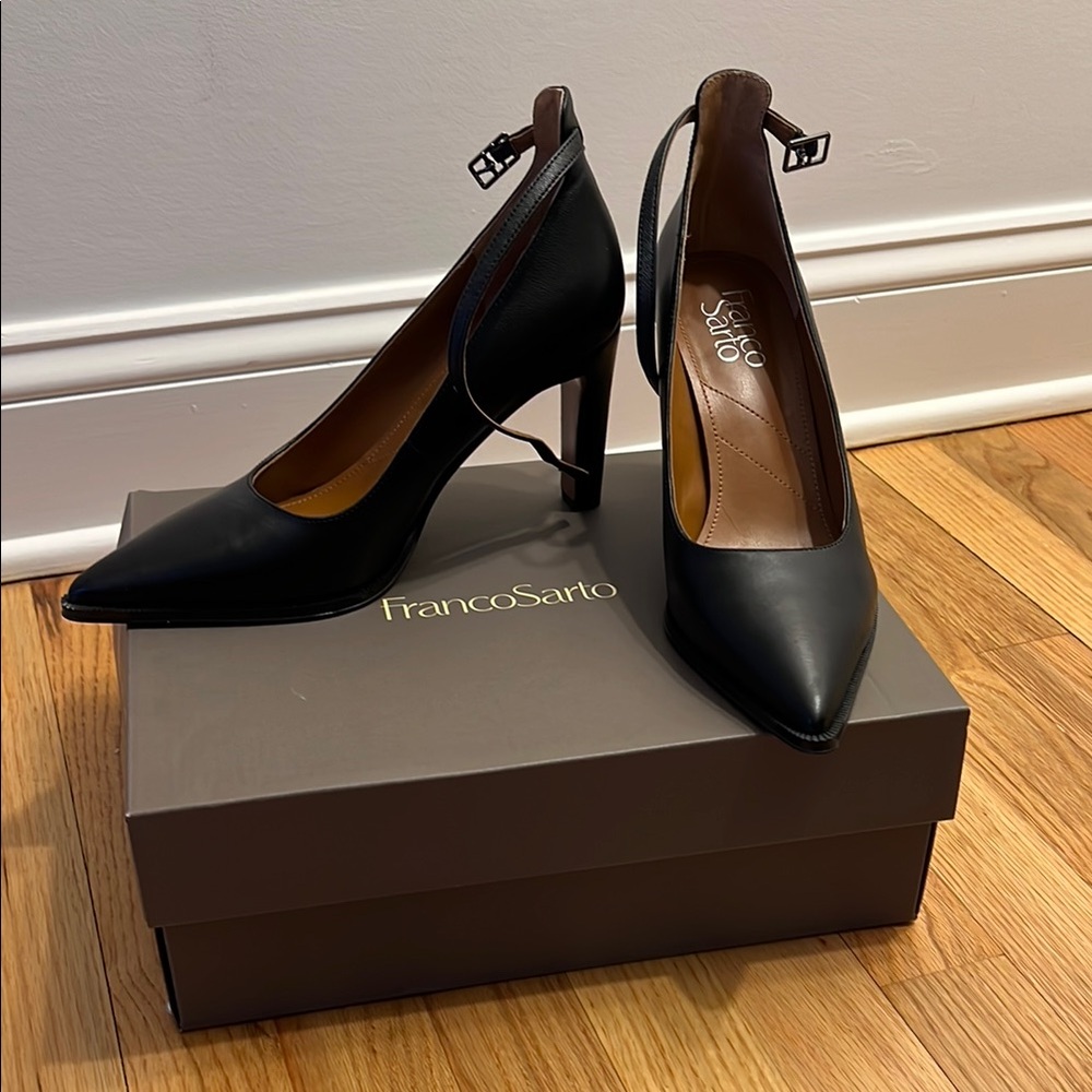 Franco Sarto Black Adeja 7.5 Heels